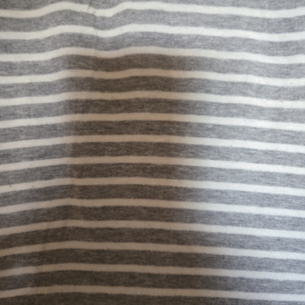 American Eagle- Soft & Sexy- Striped Gray and White Tank Top- Size Medium - Picture 5 of 9